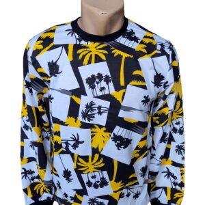 Bluză albă model Hawaii