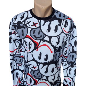 Bluză bărbați cu model smiley