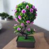 Bonsai artificial cu flori roz