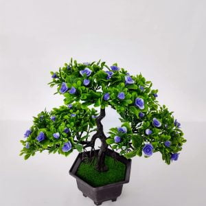 Copăcel artificial cu flori mov