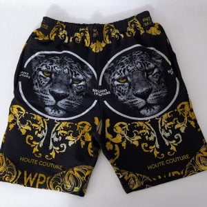 Pantaloni scurți bărbați imprimeu leopard