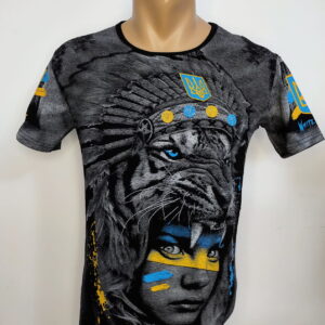 Tricou barbați imprimeu lei