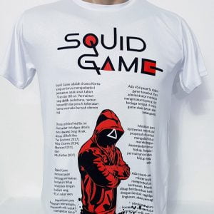 Tricou barbați alb squid game