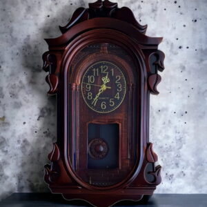 Ceas rustic de perete cu pendul