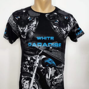 Tricou bărbătesc imprimeu motor