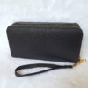 Portofel negru de damă compartiment dublu