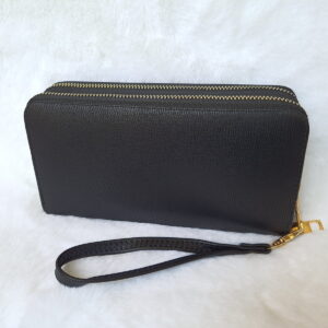 Portofel negru de damă compartiment dublu