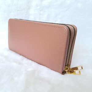 Portofel roz de damă compartiment dublu