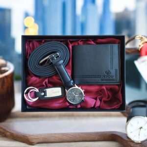 Set negru pentru barbati 4 piese