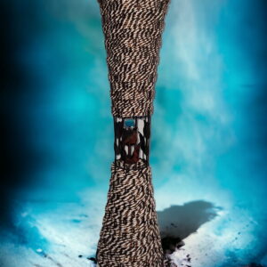 Vază metalică înălțime 55 cm