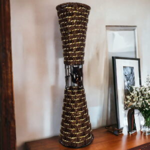 Vază metalică maro 55 cm