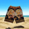 Pantaloni scurți bărbătești imprimeu tigru