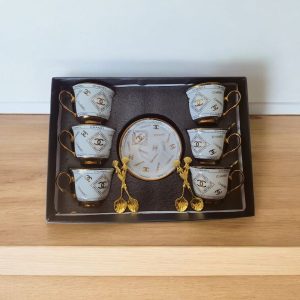 Set cafea elegant cu model