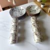 Set veselă ceramică marmură elegantă 18 piese