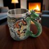Cană medievală cu dragon 400 ml