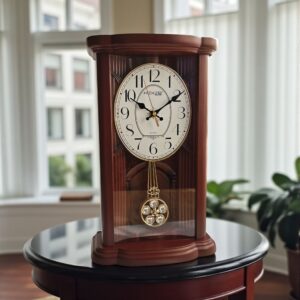 Ceas maro cu pendul și muzică 40 cm