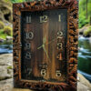 Ceas maro de perete vintage 48 cm