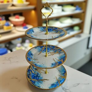Etajeră din ceramică cu model 37 cm